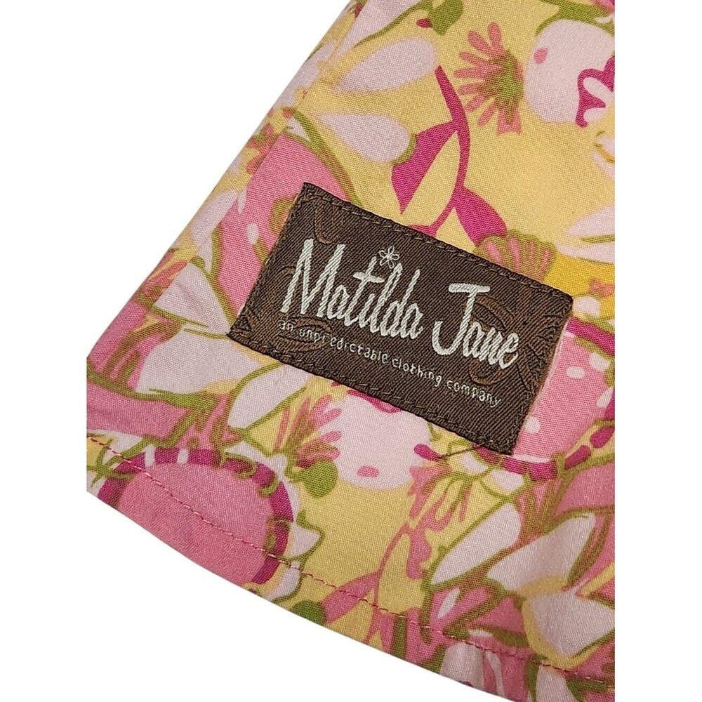 Matilda Jane Little Girls/Kids Pink Floral Skirts Playful Patchwork Size 6 - Picture 4 of 13